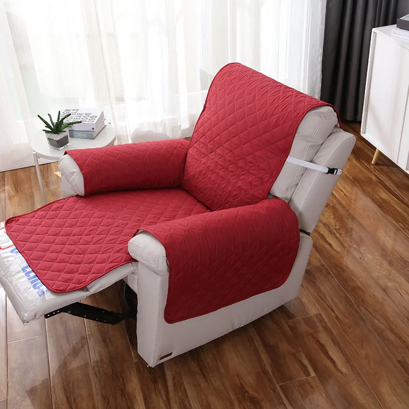 

Quilted Sofa Cover Washable Removable Recliner Couch Anti-wear Slipcover Cushion Armchair Furniture Protector for Dogs Pets Kids