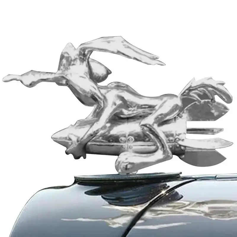 

3D Metal Nymph Wing Goddess FOR Wile E Coyote Anime Car Hood Ornament For Car Exterior Styling Accessories For Car Styling