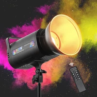 rgb cob led video photography light continuous light 1700k 12000k bowen mount for photo studio portrait live streaming recording