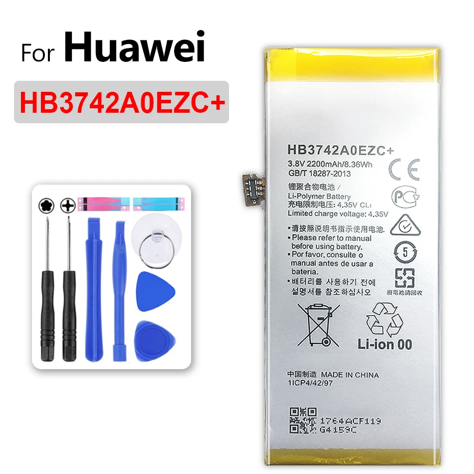 

Аккумулятор HB3742A0EZC + 3900 мАч для Huawei Ascend P8 Lite GR3 2016 TAG-L21 L22 L23 L01 L03 L13 ALE-L21 ALE-L23 ALE-L02 UL00 аккумулятор