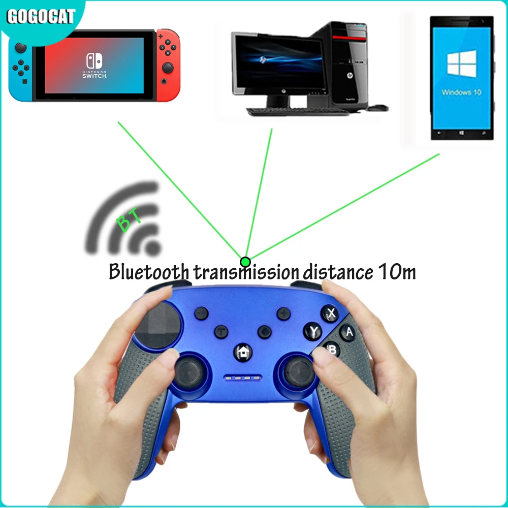 

Геймпад NS беспроводной Bluetooth пульт дистанционного управления для Nintendo Switch Pro PUBG контроллер для ПК игровой джойстик контроллер Android Smarthone