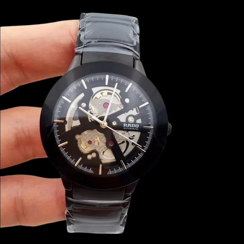 

2023 оригинальные часы Rado в классическом стиле для мужчин и женщин, полностью из нержавеющей стали, автоматические часы с датой, Качественные Спортивные часы AAA