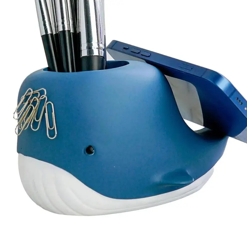 

Whale Pen Holder Cell Phone Stand Cute Resin Creative Pen Holder Office Desk Decor Supplies Idea Gift For Women And Kids