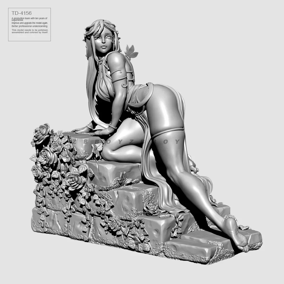 1/35 1/24 наборы моделей из смолы фигурка красоты бесцветная и самостоятельная