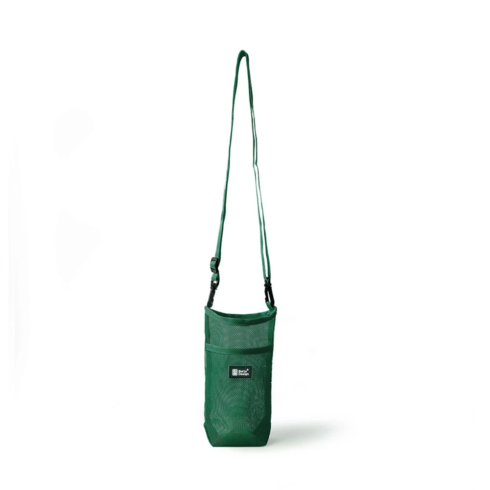 

Cup Sleeve Water Bottle Bag Mesh Mesh Cup Pocket Phone Pocket Water Bottle Sleeve With Strap For Camping Storage