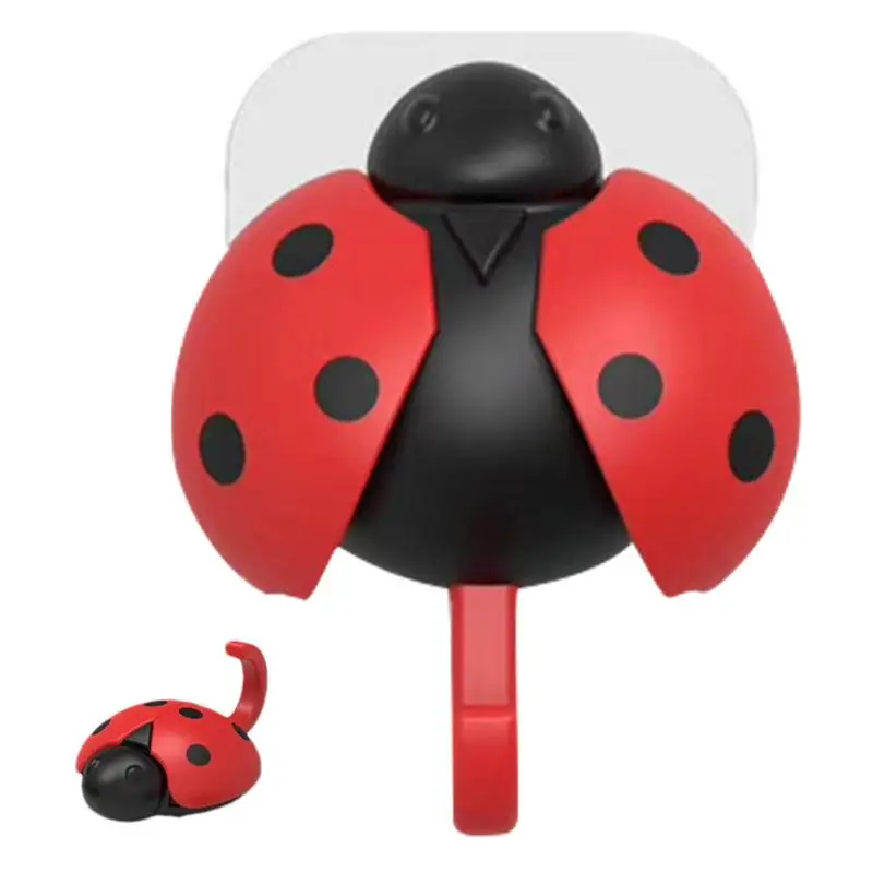 Настенные крючки для ключей декоративные клейкие с жуком сенсорные настенные