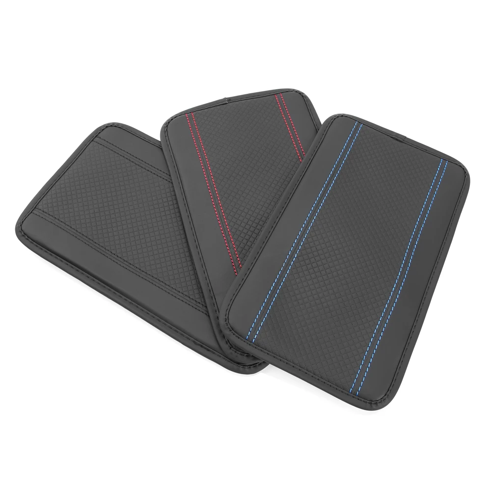 Автомобильный подлокотник подкладка из волокнистой кожи с тиснением для Hyundai IX25