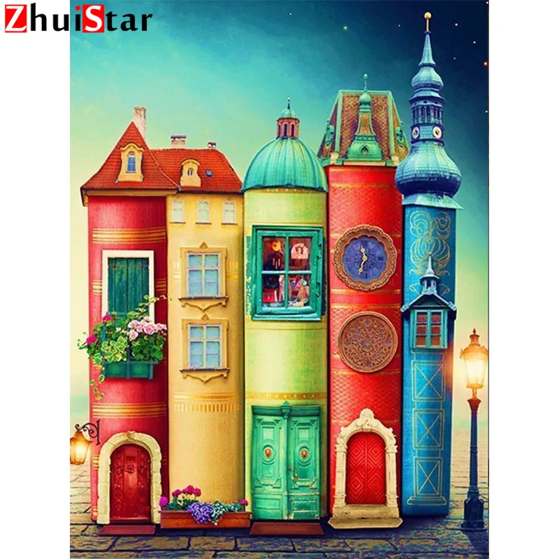 

5D Diamond Painting New Arrivals Book Picture Of Rhinestones DIY Diamond Embroidery Full Display Scenery Manual Hobby WHH