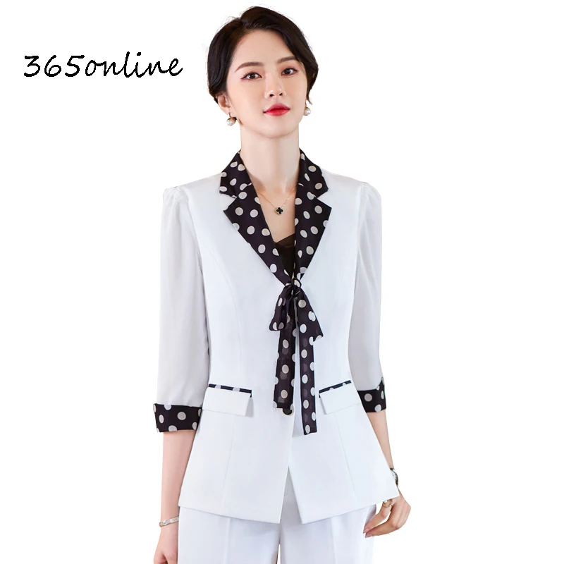 Women Business Suits with Pants and Tops Spring Summer Office Work Wear Pantsuits Blazers Trousers Set Pantsuits Oversize 5XL