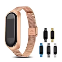 strap for xiaomi mi band 6 5 4 3 stainless steel metal bracelet for miband 6 5 watchbands replacement strap for xiaomi mi band 6