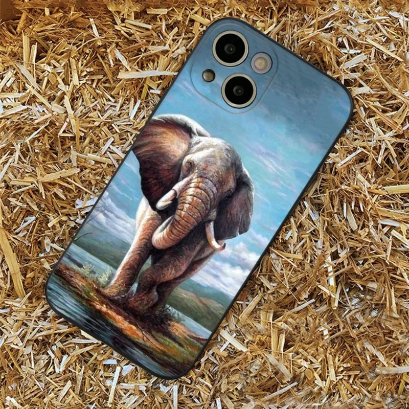 Animal Elephant   Phone Case FOR IPhone 7 8 Plus X XS XR XSmax 11 12 13 14 pro promax 12 13mini 14plus