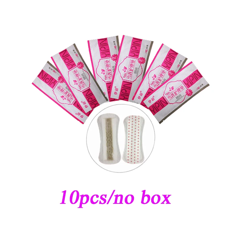 

10pcs Feminine Hygiene Medicated Tampons Natural Herbal Gynecological Pads Women Health Panty LinerAnti-Bacteria Sanitary Pad