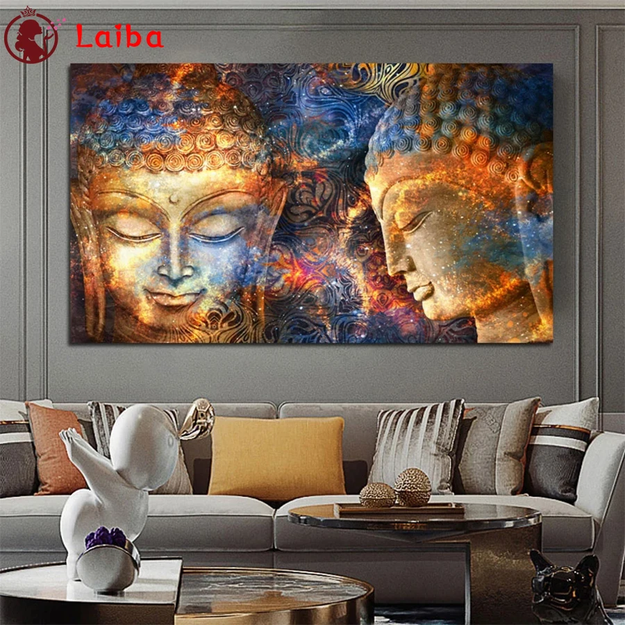 

5D DIY Diamond Embroidery Dream Art Abstract Religious Buddha Statue Full Diamond Painting Cross Stitch Decor For Home