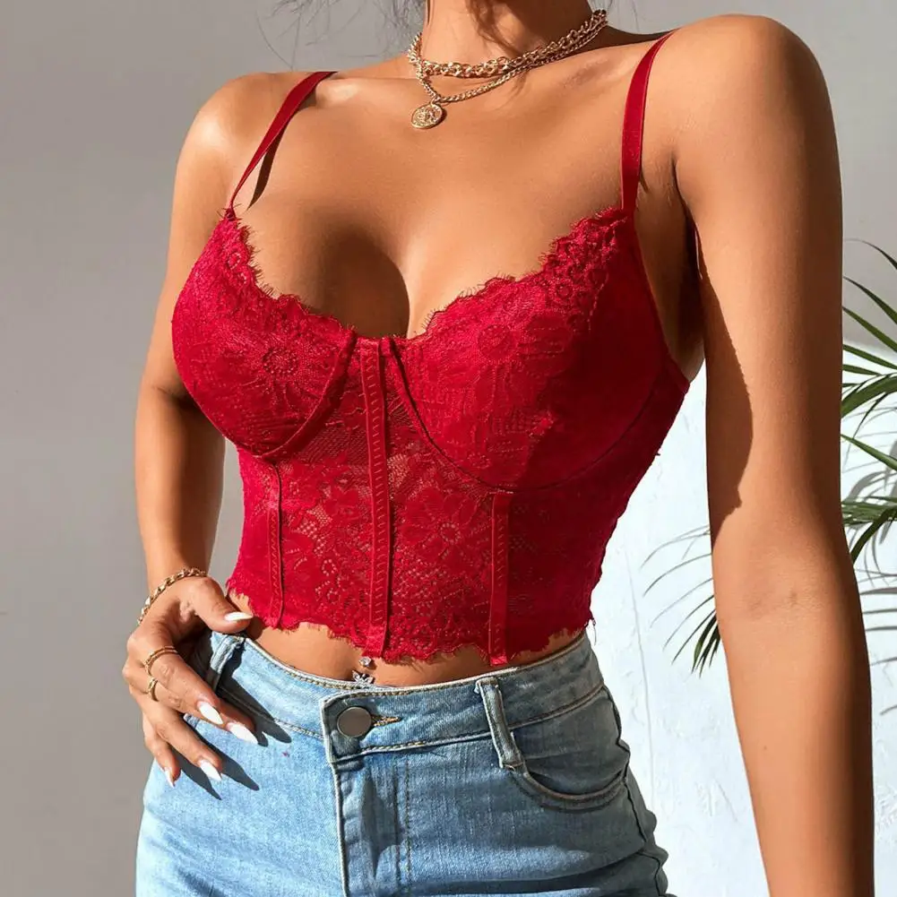 Сексуальный кружевной сетчатый прозрачный тонкий укороченный топ Vemina с открытой