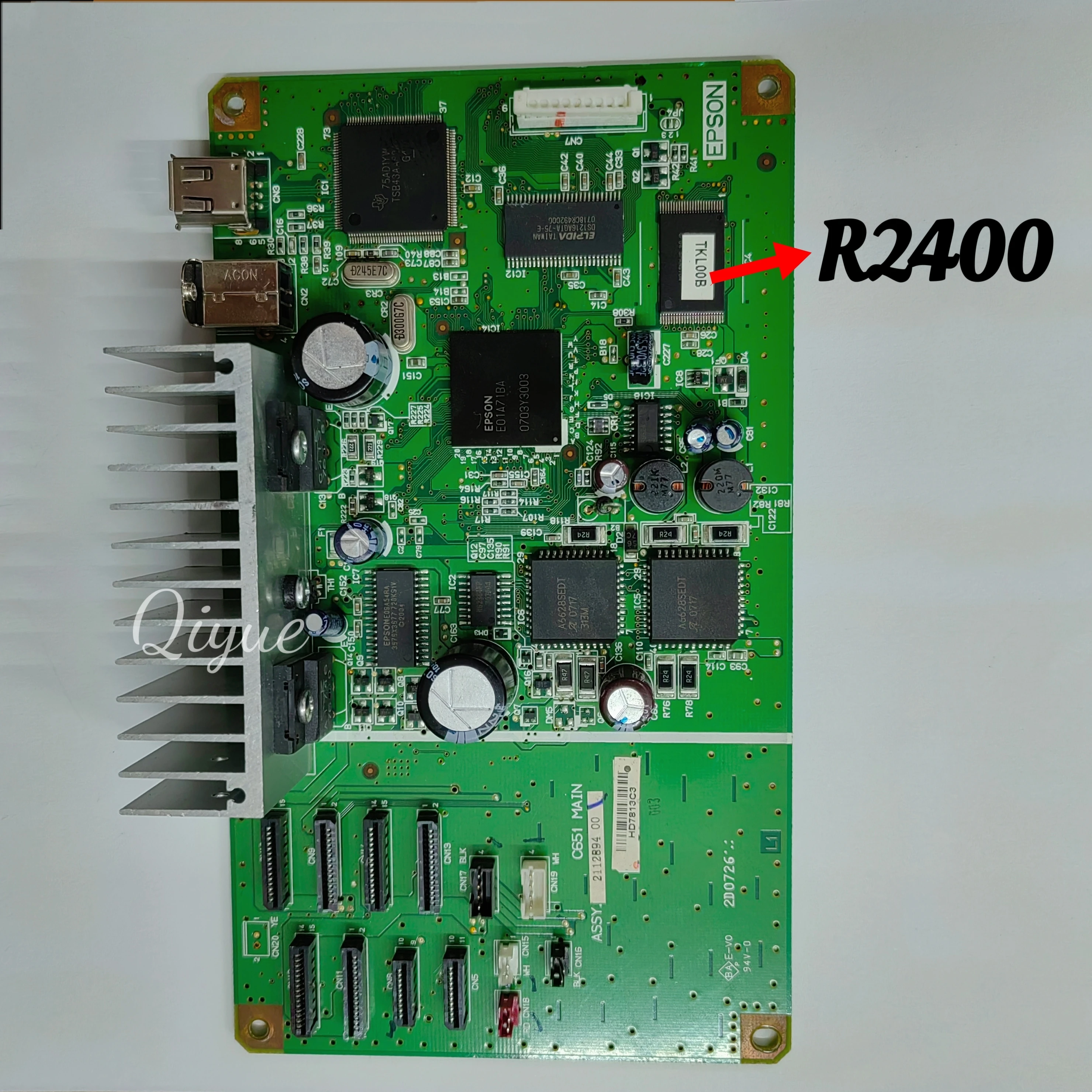 Фото Основная плата логики R1800 R2400 Материнская плата для принтера Epson R1800 R2400 Плата форматирования №2