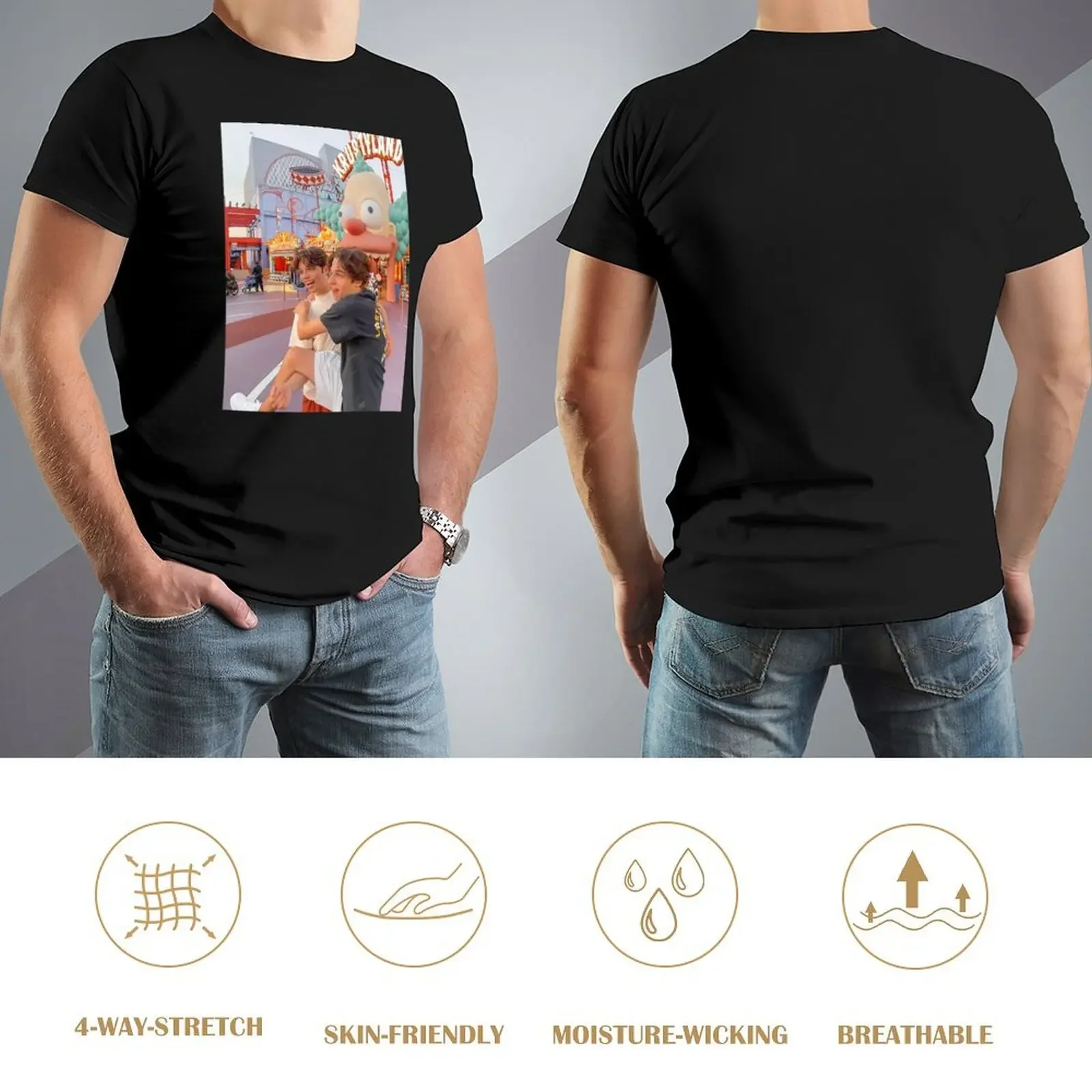 Семейная футболка Sturniolo Triplets мешковатые рубашки мужская винтажная одежда