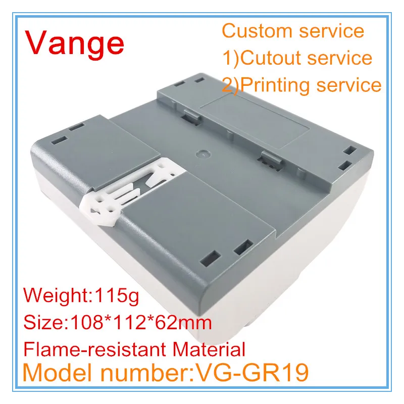 Коробка проекта ПЛК Vange 108*112*62 мм огнестойкий пластиковый корпус для ПК своими