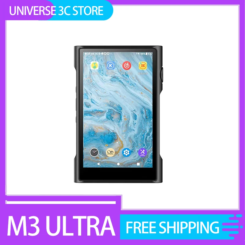 SHANLING M3 Ultra Android10 MQA Портативный Hi-Fi музыкальный плеер MP3 Hi-Res Audio DAC AMP Двойные чипы