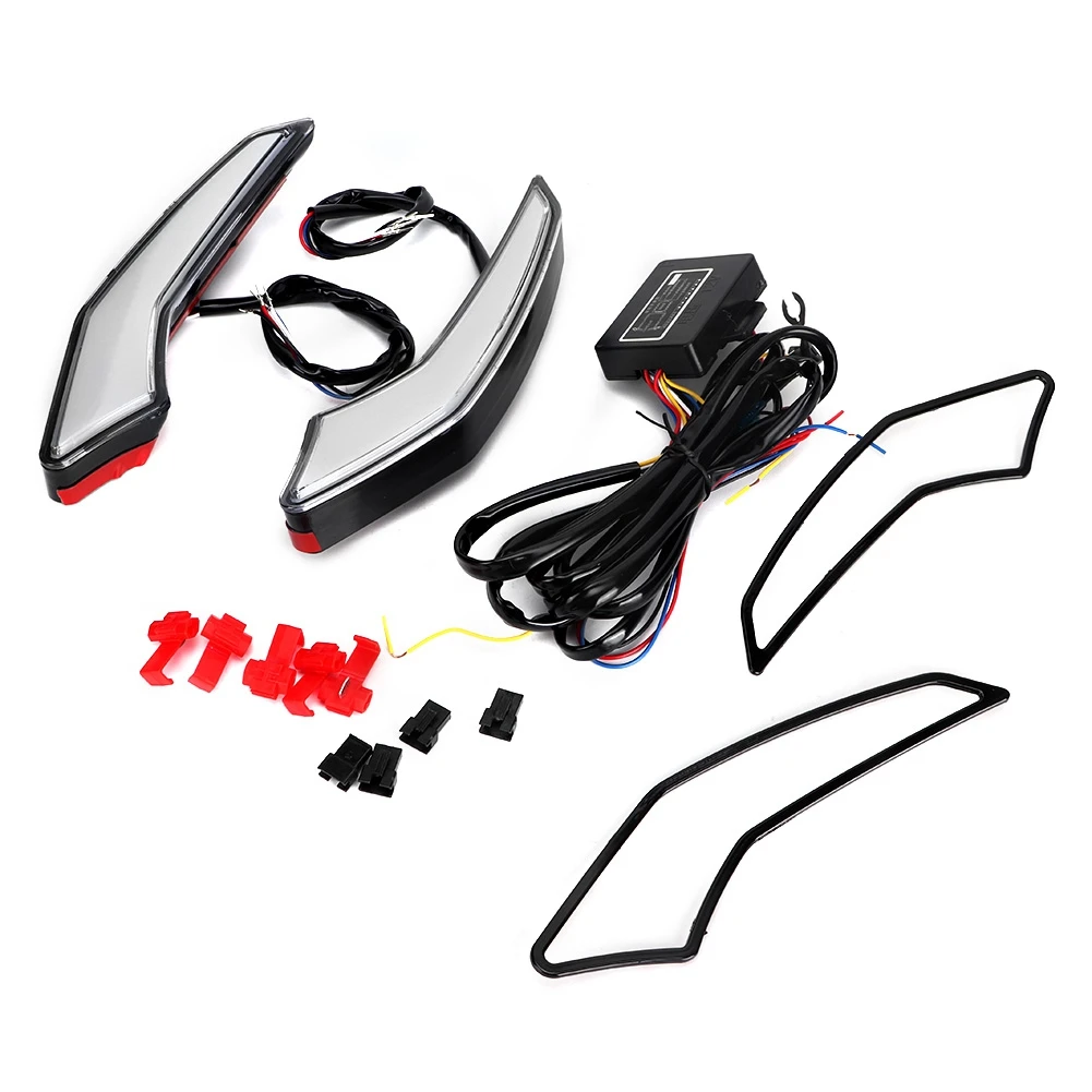 

2 Pcs Daytime Running Lamp 6000-6700K Triple Colors Lamp DC12V for Toyota Corolla 2019 US LED Daytime Light§Waterproof Daytime