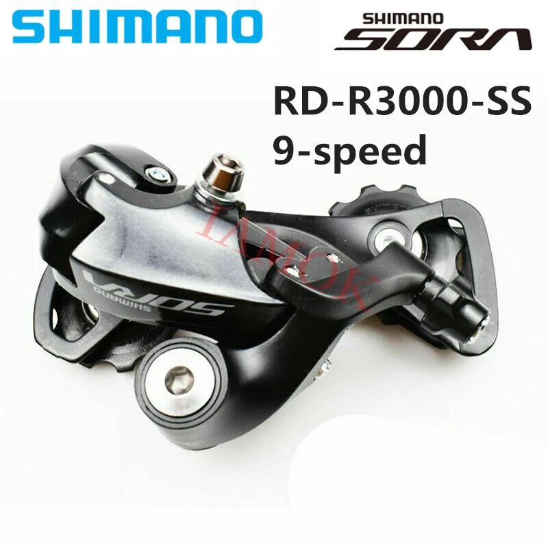 

SHIMANO SORA RD-R3000-SS Road Bicycle Rear Derailleur 9-speed Iamok 11T Short Cage Derailleurs Bike Parts