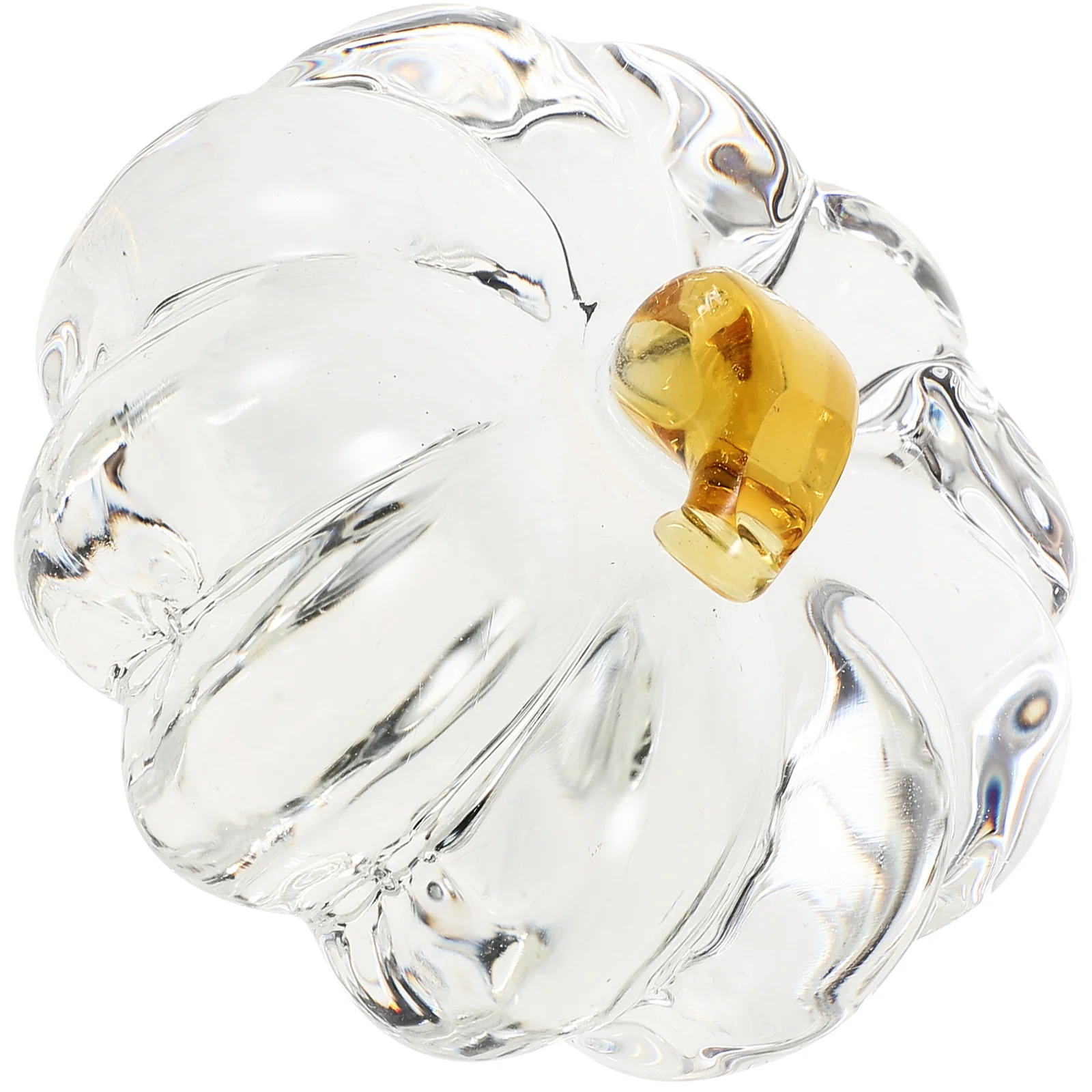 

Crystal Pumpkin Ornament Desktop Decorative Crystal Pumpkin Artwork Pumpkin Adorn