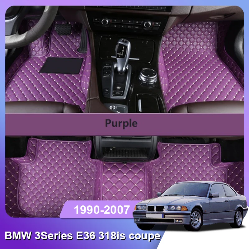 

Коврик напольный автомобильный под заказ, подходит для BMW 3 серии E36 318is coupe, аксессуары для интерьера, экологически чистый, толстый, для L & R Drive