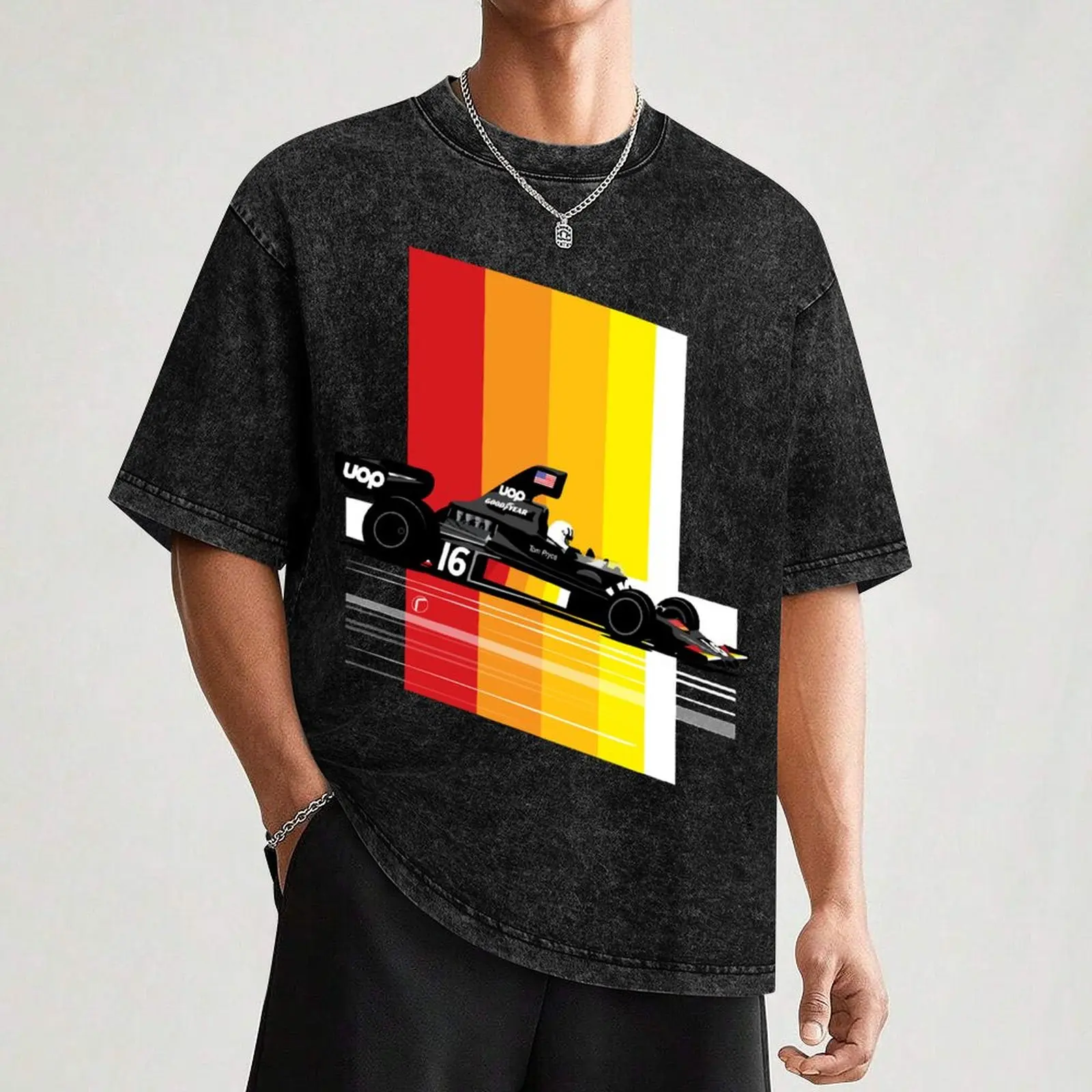 Футболка Tom Pryce Shadow DN5 футболка с таможенным дизайном короткими рукавами мужская