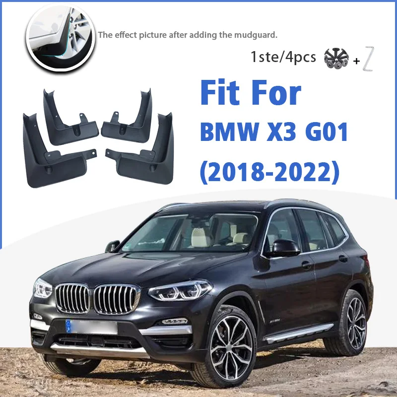 

Брызговик для BMW X3 G01 2018 2019 2020 2021 2022, передние и задние брызговики, автомобильные аксессуары, авто Styline, брызговик, крыло