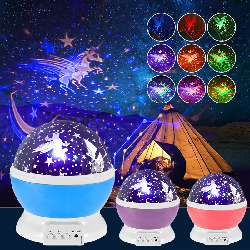 

LED Night light Projector Star Moon lamp Starry Sky Christmas Decoration Home children night light Lamp bedside galaxy projector