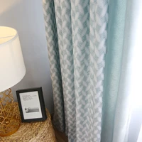 new curtains for living dining room bedroom custom nordic slub cotton jacquard modern minimalist window curtain room decor
