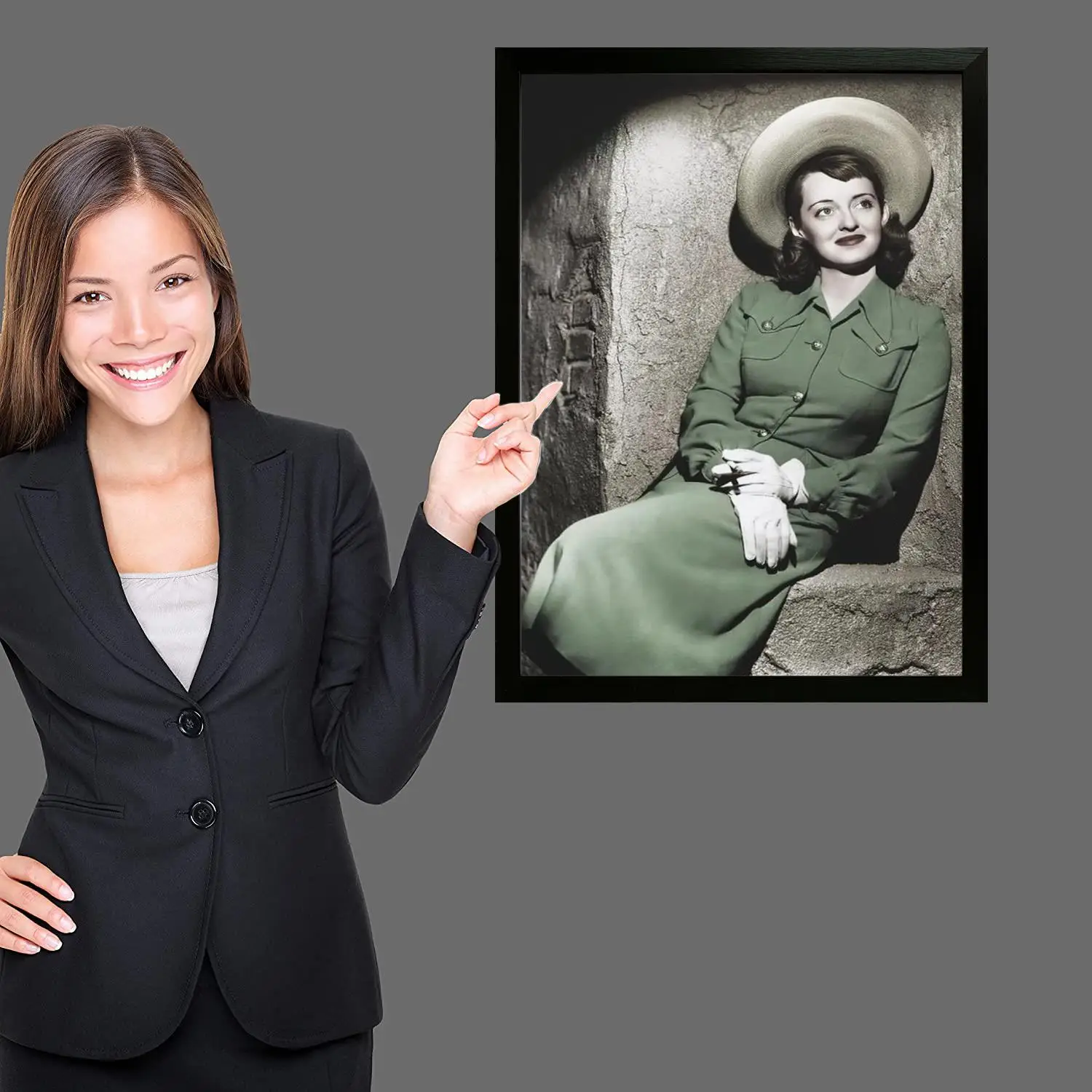 bette davis actor Холст Художественный постер Настенное искусство Картинный принт