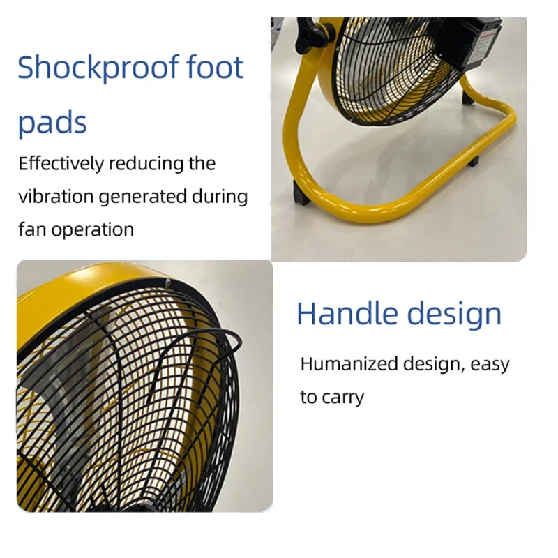 Напольный вентилятор на солнечной батарее 16-дюймовые вентиляторы с