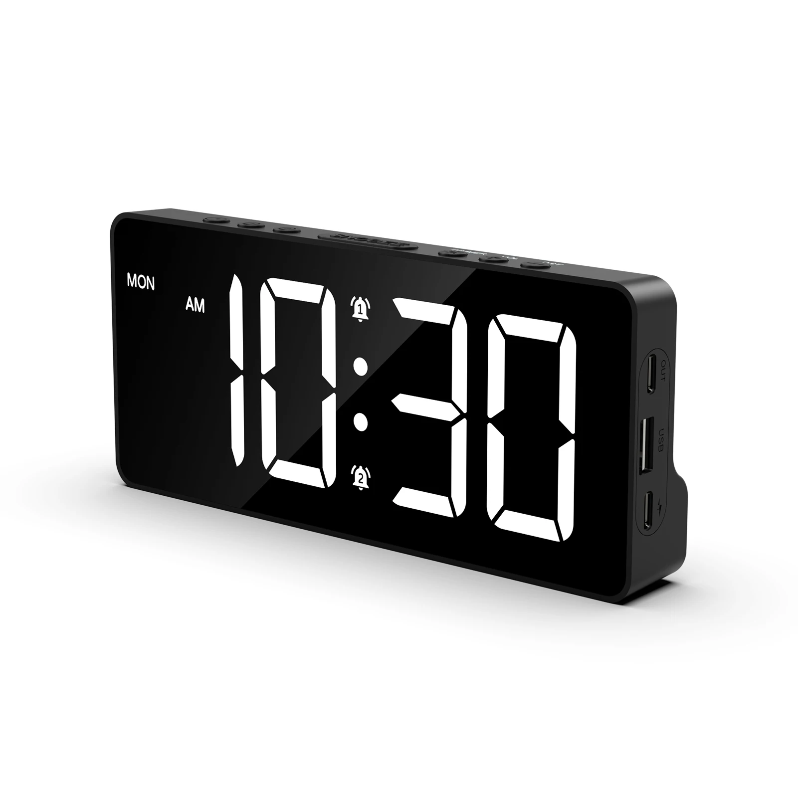 AMIR Цифровой будильник с большим дисплеем