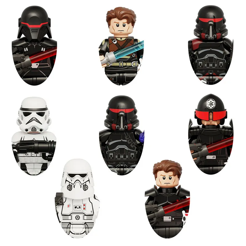 

KT1066 Star Wars Mini Robot Figure Toy Bricks Cal Kestis Ninth Sister Assembling Doll Building Blocks Boy's Birthday Present