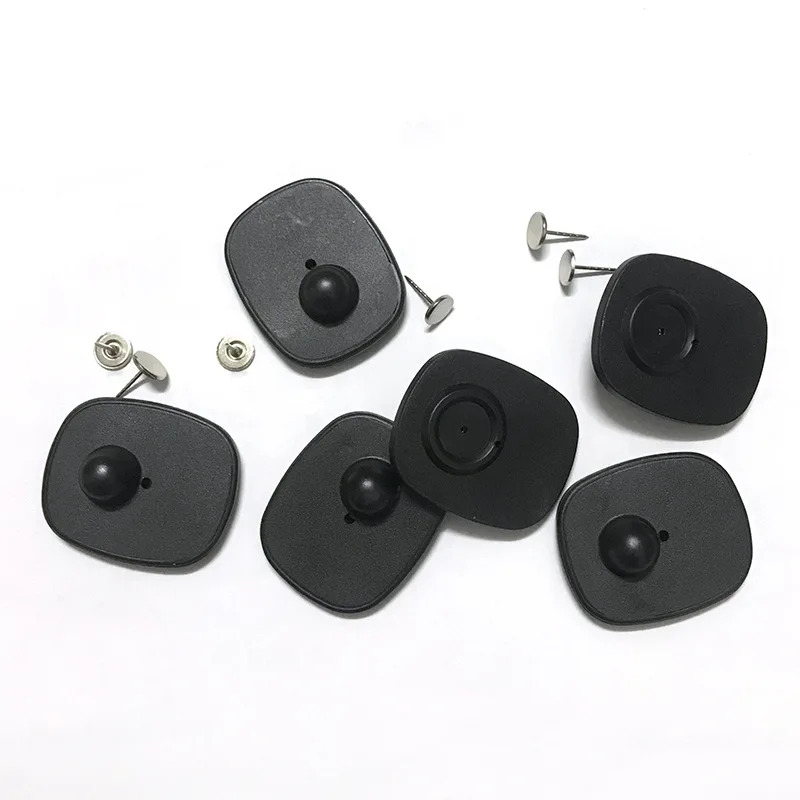 1000 PCS EAS Clothing Anti theft Magnetic Buckle RF 8.2Mhz Anti Theft Hard Label Sensing Distance 1.1-1.5m