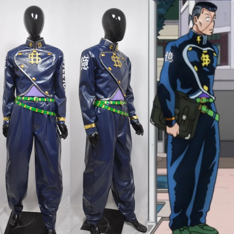 В НАЛИЧИИ Part4 Diamond is Unbreakable Okuyasu Nijimura униформа аниме карнавальный костюм