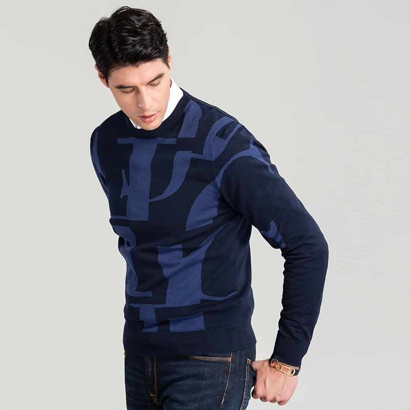 Fashion Men's Sweatshirt Cotton 100% Printed Letter Thin Soft Men's Long Sleeve Clothes for Summer and Autumn