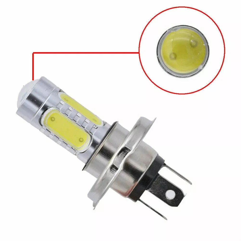 

HB2 Headlight High Power White 1pcs 6000K 72mm*18mm Aluminum Alloy COB H4
