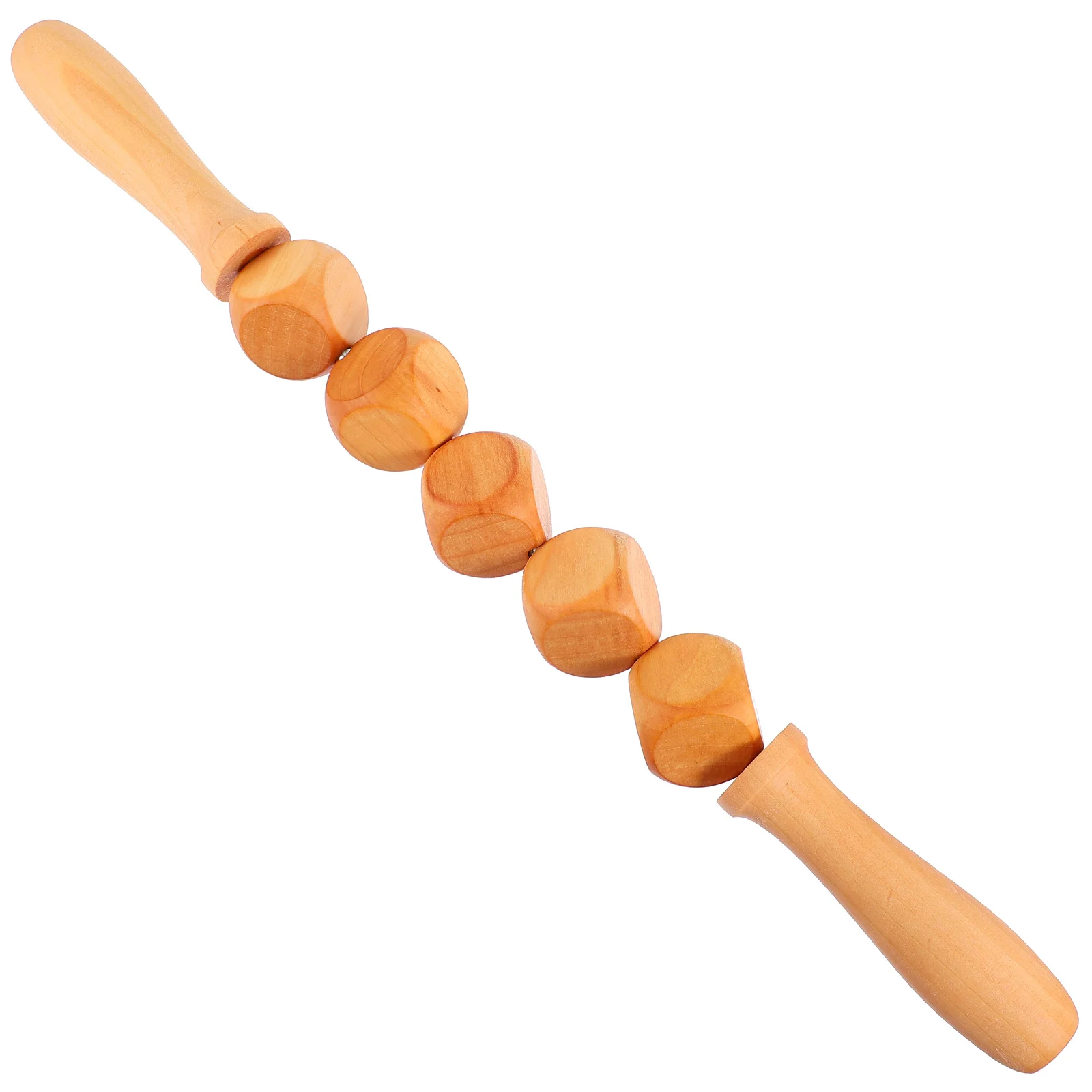 

1pc Wood Convenient Simple Durable Practical Rod Tool Massaging Stick