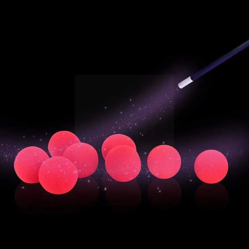 

4pcs 4.5cm Red Sponge Ball High-quality Materials Children Props Party Toys Y0p2
