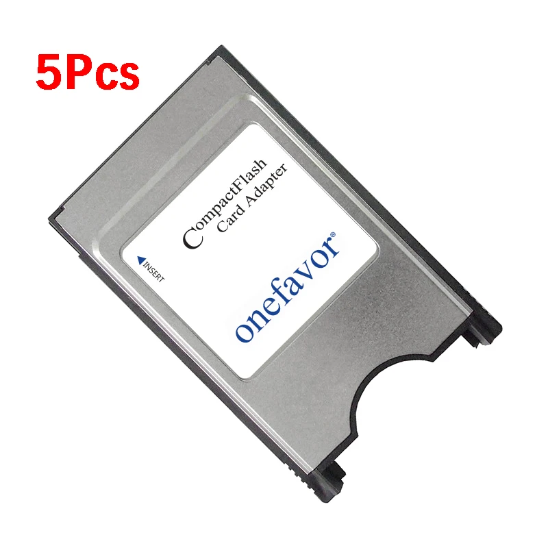 5Pcs Onefavor HIgh Quality CF card to PCMCIA 68 Pin Compact Flash Reader Adapter for laptop Mercedes-Benz GLK/SLK/CLS/E/C Class