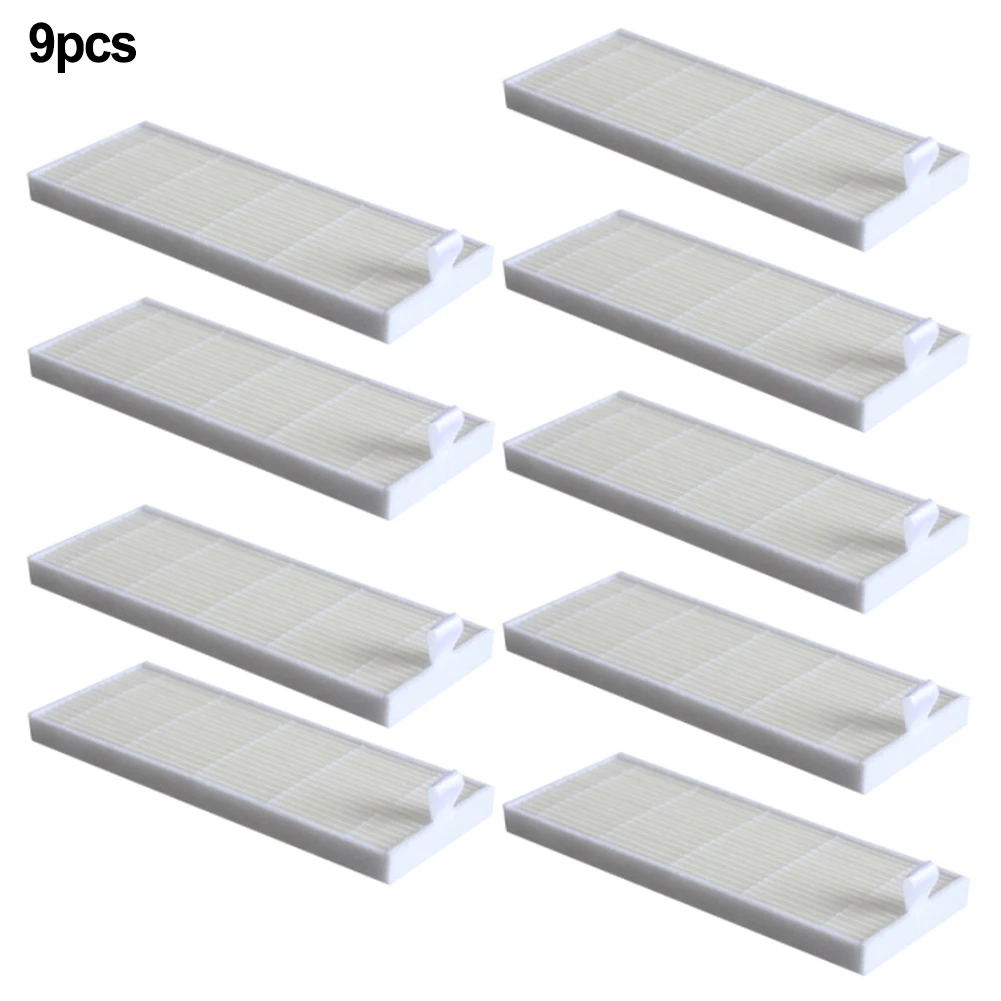 

9pcs HEPA Filter Replacement For Vileda VR 102 / VR 201 / VR 303 Robotic Vacuum Cleaner Parts Accessories
