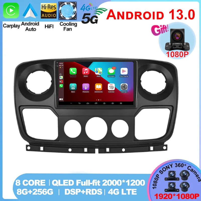 Для Renault Master/OPEL Movano/Nissan NV400 2010 10 '✭in автомобильный радиоприемник