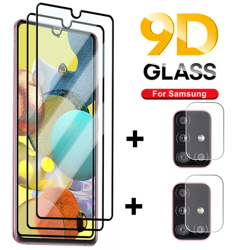 

For Samsung S21 Plus A50 M12 M31 M31S A12 S20 FE Screen Protectors for Samsung Galaxy A51 A52 A71 A21S A72 A32 Camera Lens