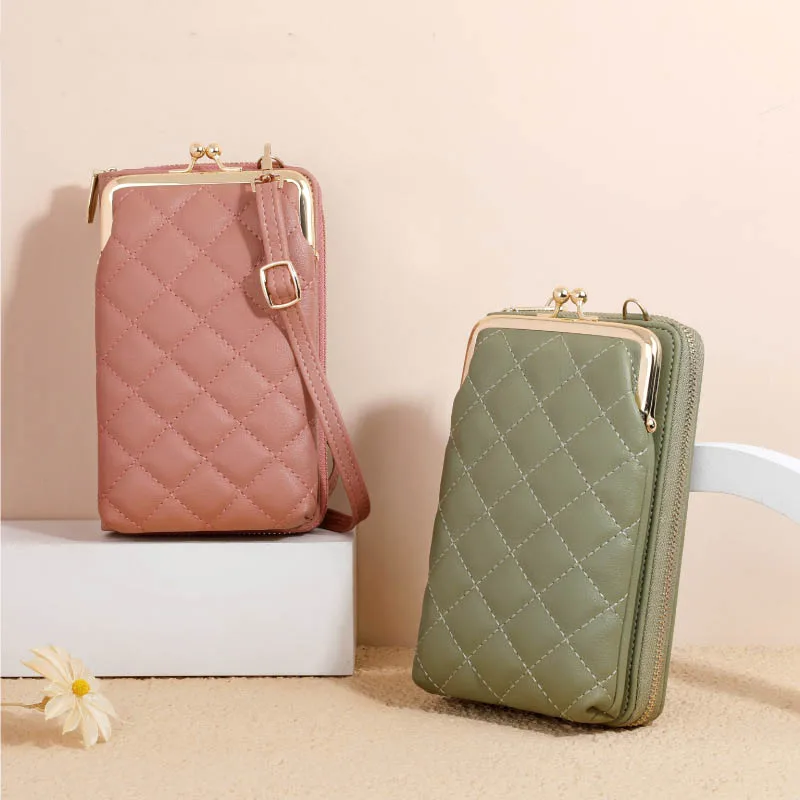 New Trend Fashion Mini Shoulder Bag Women Luxury Bag Designer Crossbody Pouch Solid Color Phone Pouch Purse Girl Clutche Bags