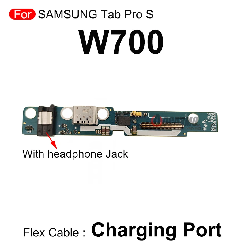 Для Samsung Galaxy Tab Pro s W700 Разъем ЖК-экрана Материнская плата Гибкий кабель USB-порт для