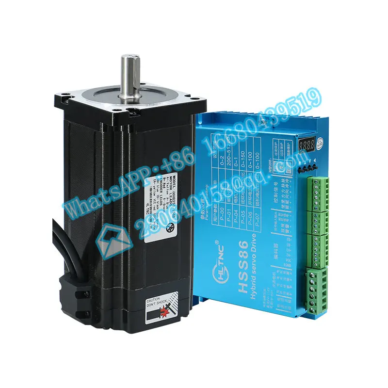 

Hss86 Nema 34 CNC Router Kit 4.5Nm 8.5Nm 12Nm Nema 34 Stepper Closed Loop Motor And Driver HSS86