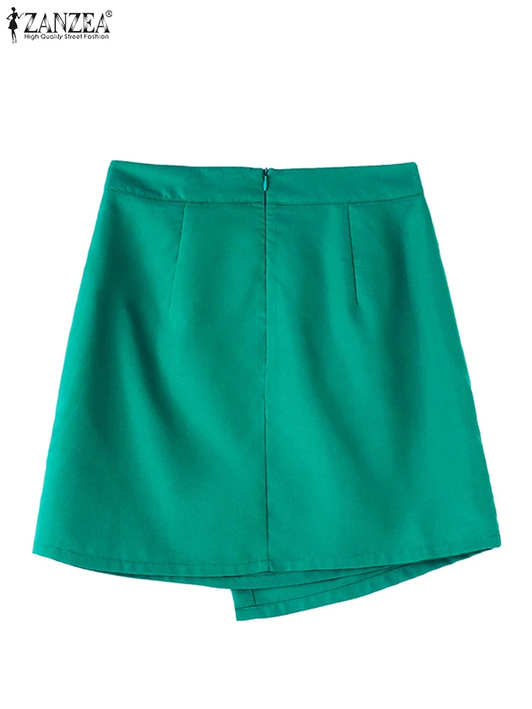 Женский мини-комбинезон ZANZEA в корейском стиле с элегантным силуэтом офисной леди