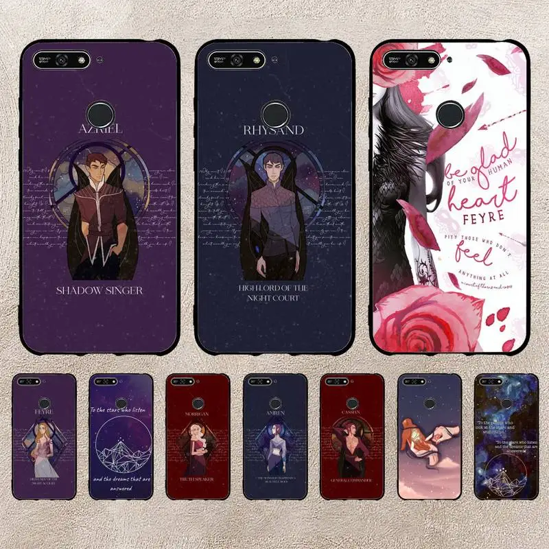 

A Court Of Mist And Fury Sarah J Maas Phone Case For Xiaomi 11 10 12Spro A2 A2lite A1 9 9SE 8Lite 8explorer F1 Poco 12S Ultra