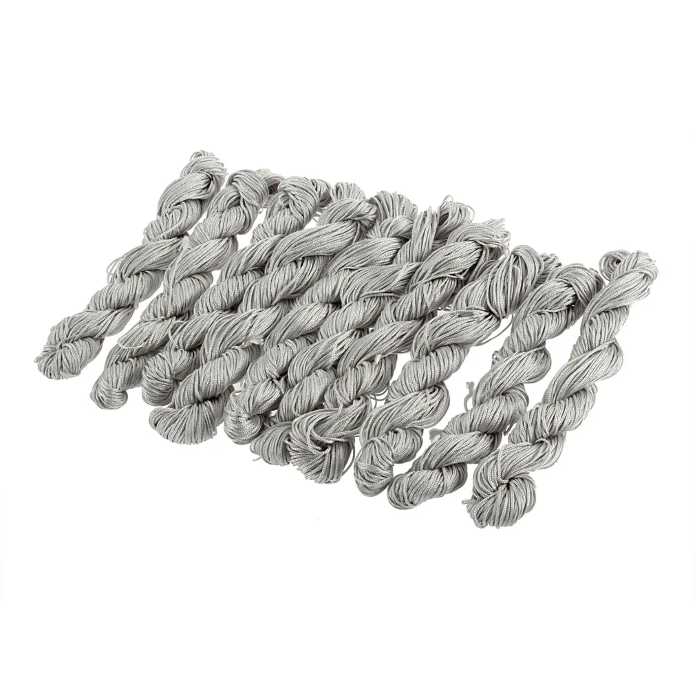 

Cord string 1mm thick macrame braiding for crystal pave disco ball bead